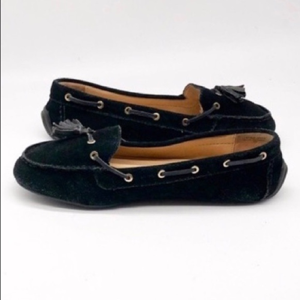 Talbots Everson Black Suede Driving Moccasin - image 4